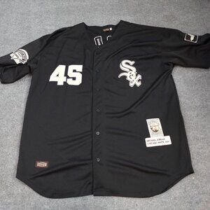 White Sox Baseball Shirt 3XL Black #45 Michael Jordan Cooperstown Legends